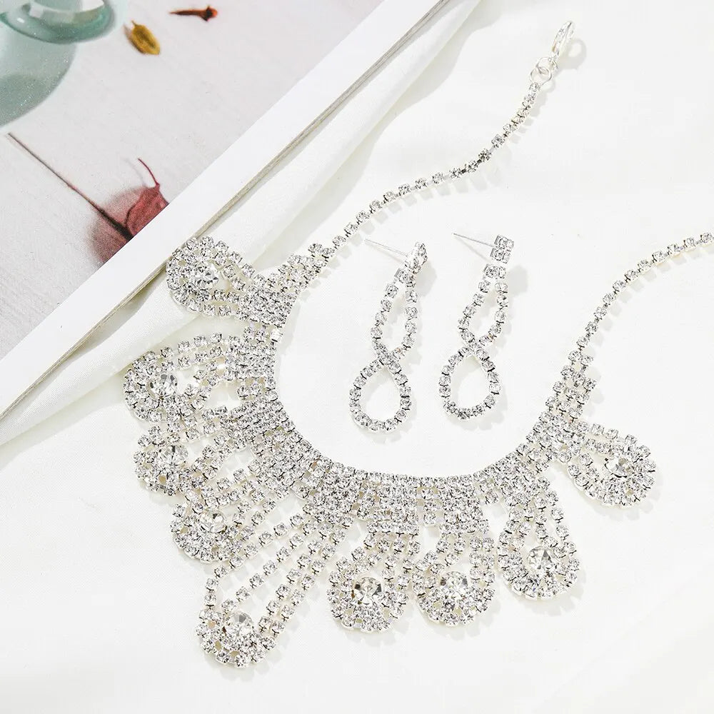 Luxury Necklace /Earrings Set